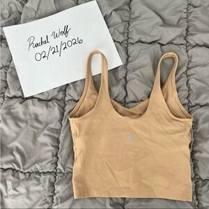 Lululemon beige align tank